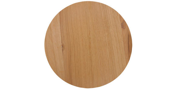 COUCHTISCH 35/35/43 cm rund Weiß, Eichefarben  - Eichefarben/Weiß, Design, Holz/Holzwerkstoff (35/35/43cm) - Landscape