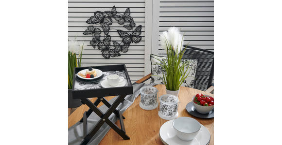 DEKOGRAS - Weiß/Grün, Basics, Kunststoff/Metall (53cm) - Ambia Home