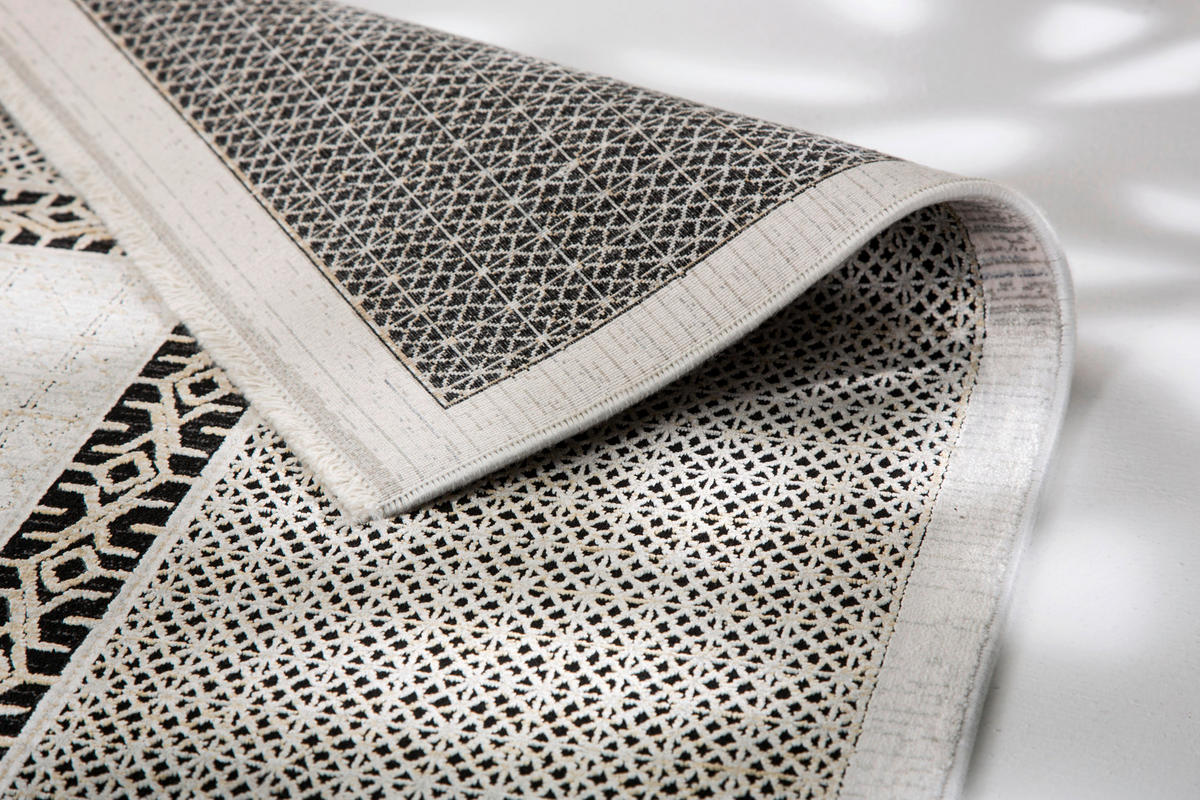 WEBTEPPICH  Wohnzimmer 240/290 cm Grau, Silberfarben rechteckig  - Silberfarben/Grau, Basics, Textil (240/290cm) - Astra