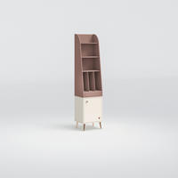 Etajeră, 44/188/36 cm, crem, roz aprins,  - roz aprins/crem, Modern, lemn (44/188/36cm) - Cilek