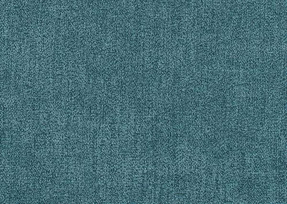ECKSOFA in Flachgewebe Petrol  173/294 cm  - Chromfarben/Petrol, Design, Kunststoff/Textil (173/294cm) - Carryhome