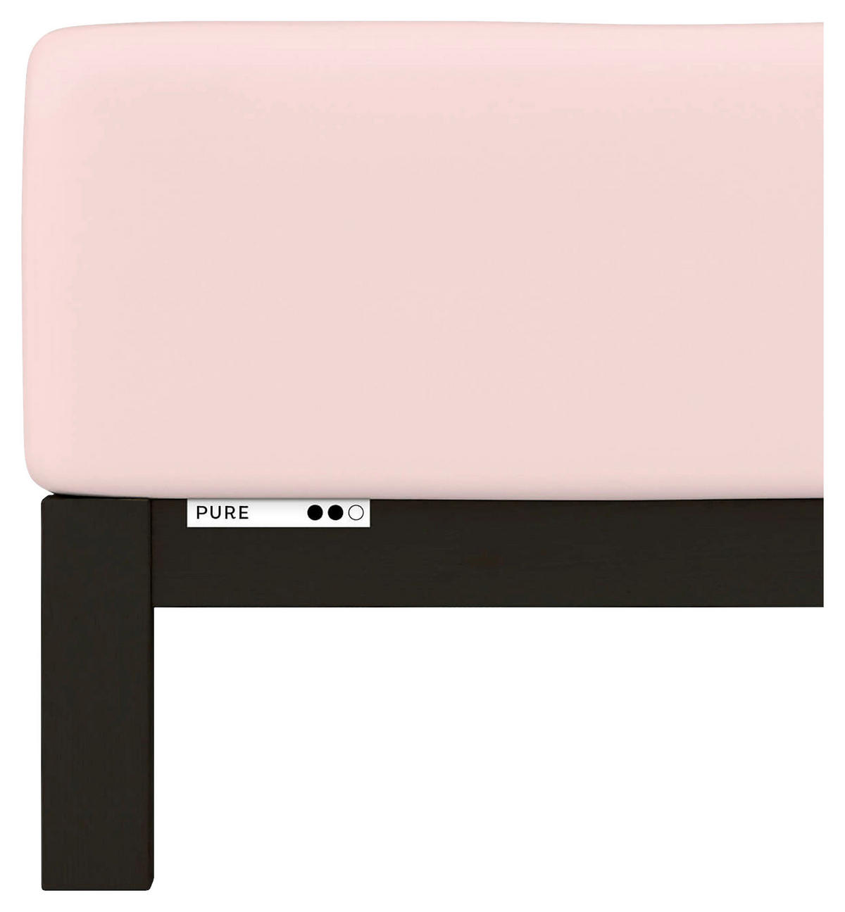 BOXSPRING-SPANNLEINTUCH PURE Jersey  - Hellrosa, Basics, Textil (90-100/190-220cm) - Schlafgut