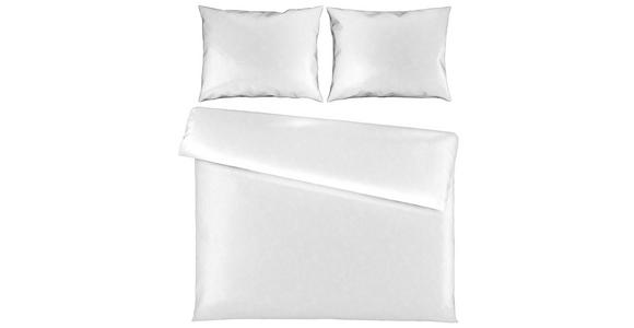 BETTWÄSCHE Satin 200/210 cm  - Weiß, KONVENTIONELL, Textil (200/210cm) - Novel