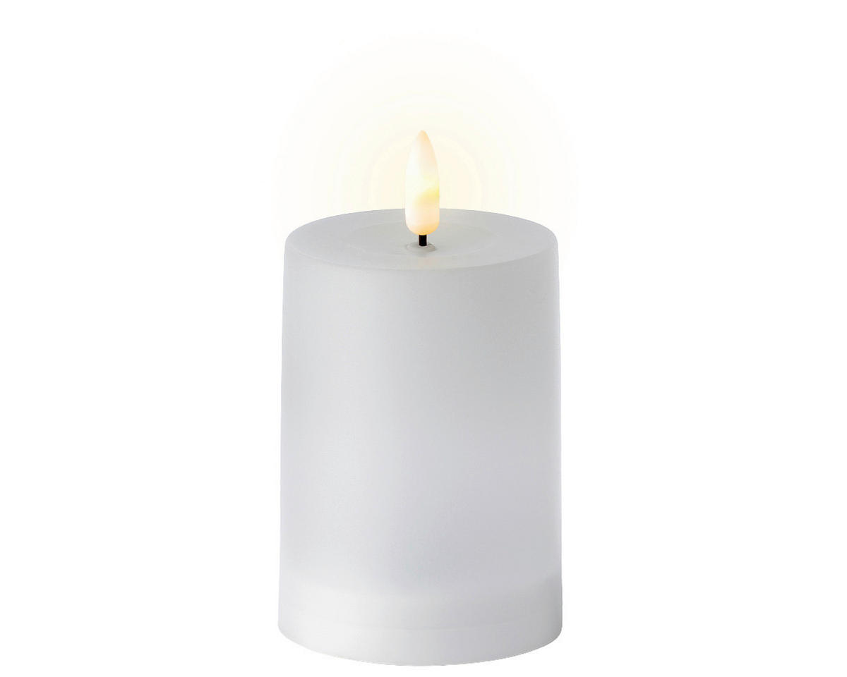 LED GYERTYA 7,5/12,5 cm  - fehér, Basics, műanyag (7,5/12,5cm) - Ambia Home