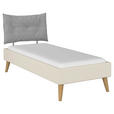 BETT 90/200 cm  in Champagner  - Wildeiche/Champagner, Design, Holz/Holzwerkstoff (90/200cm) - Carryhome