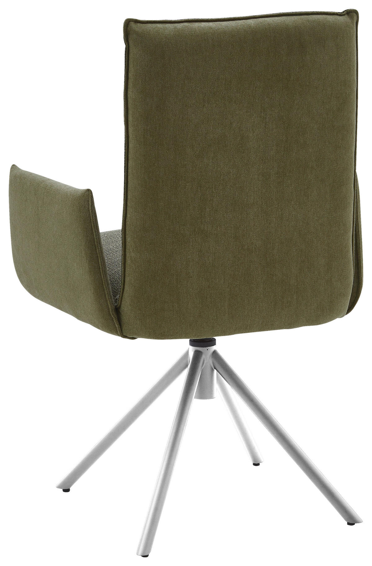 ARMLEHNSTUHL  in Flachgewebe  - Edelstahlfarben/Grün, Design, Textil/Metall (59/93/59cm) - Dieter Knoll