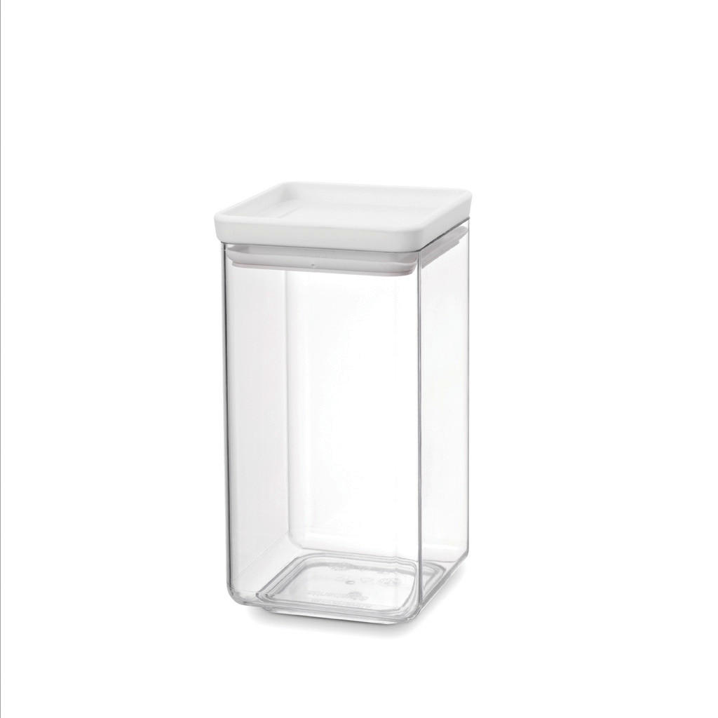 VORRATSDOSE 1,6 l  - Transparent/Hellgrau, Design, Kunststoff (11/20/11cm) - Brabantia