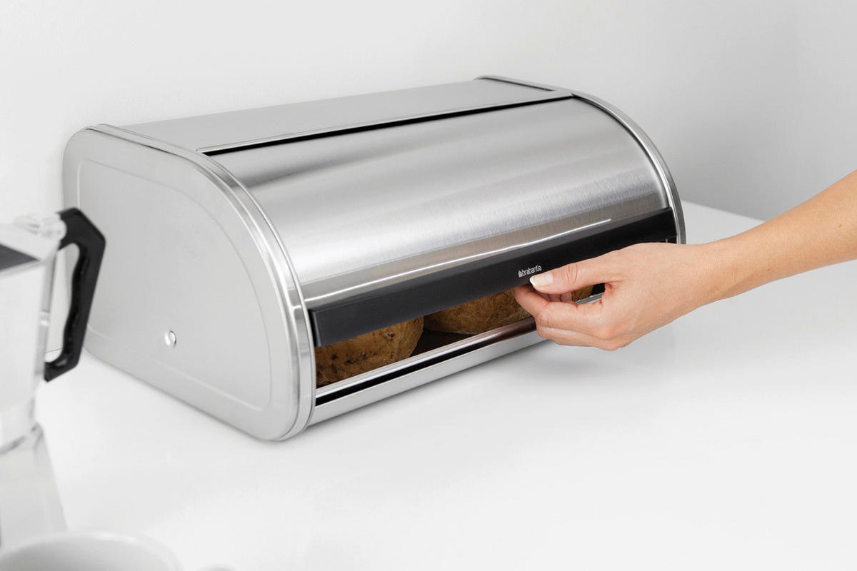 BROTKASTEN 44.5/17.3/26.2 cm  - Silberfarben, Basics, Metall (44.5/17.3/26.2cm) - Brabantia