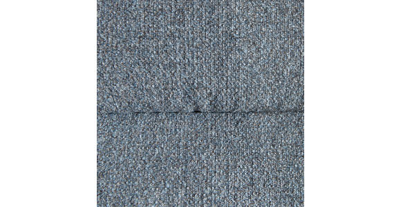 ECKSOFA in Chenille Blaugrau  - Blaugrau/Schwarz, LIFESTYLE, Textil/Metall (180/310cm) - Valnatura