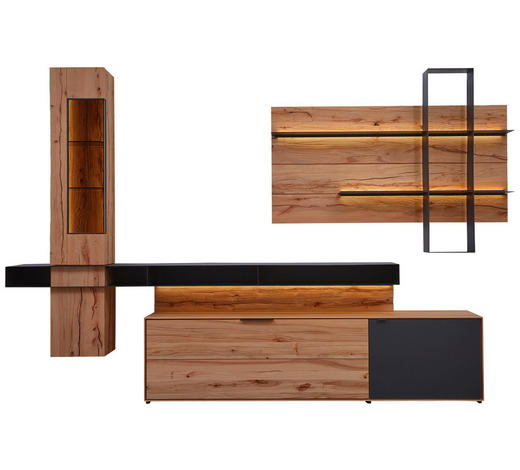 Kernbuche Wohnzimmer, wohnwand kernbuche vollmassiv anthrazit, buchefarben online kaufen, Design ideen