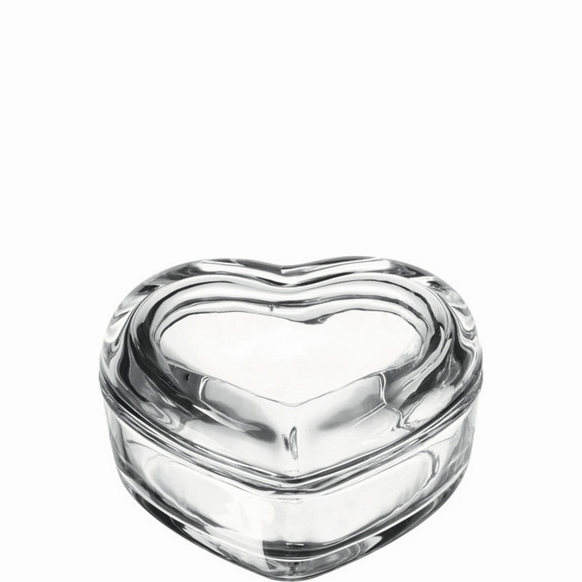 DEKOR DOBOZ  - átlátszó, Basics, üveg (8,40/4,70/7,60cm) - Leonardo