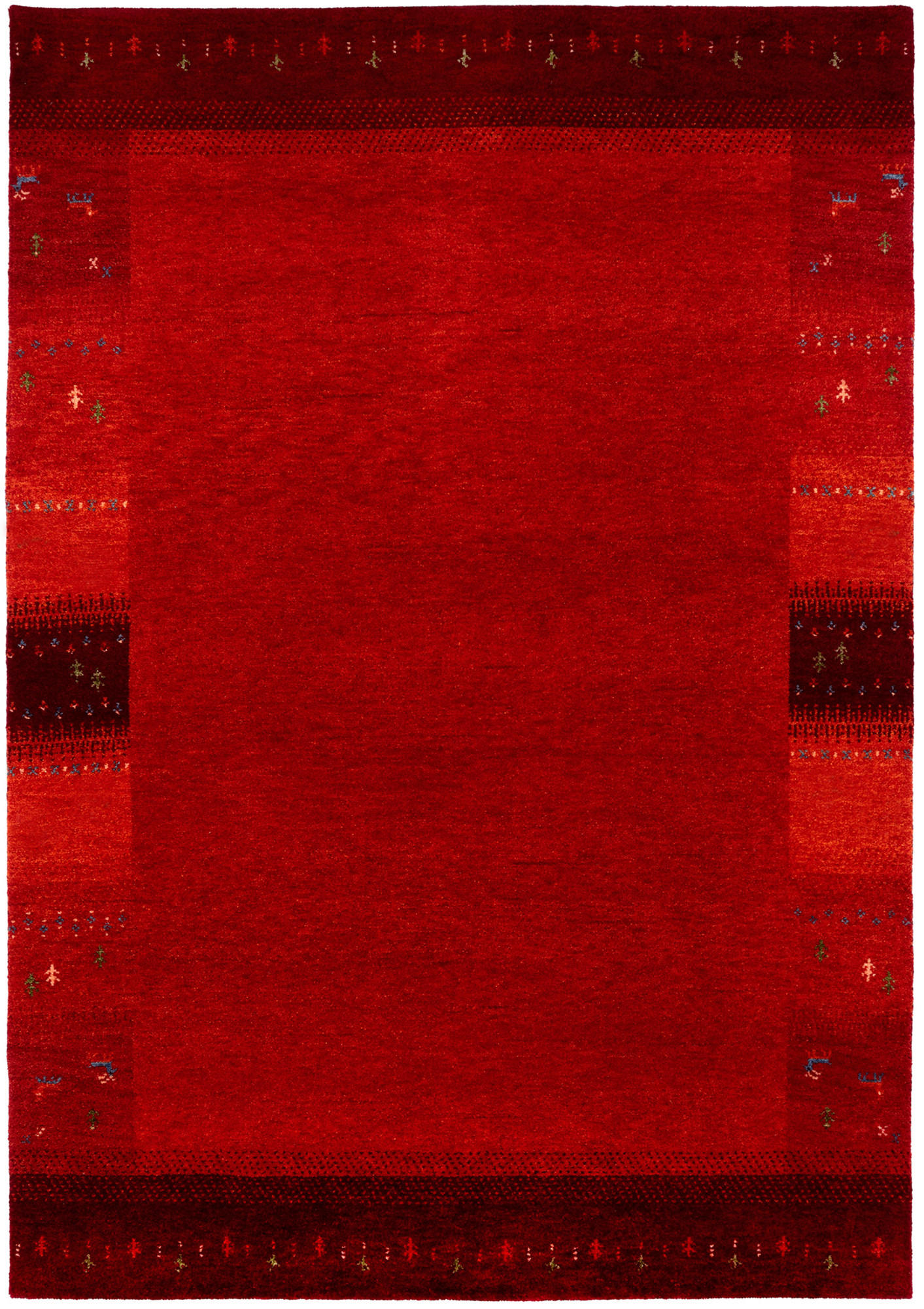 WOLLTEPPICH 120/180 cm Rot  - Rot, Basics, Textil (120/180cm) - Novel