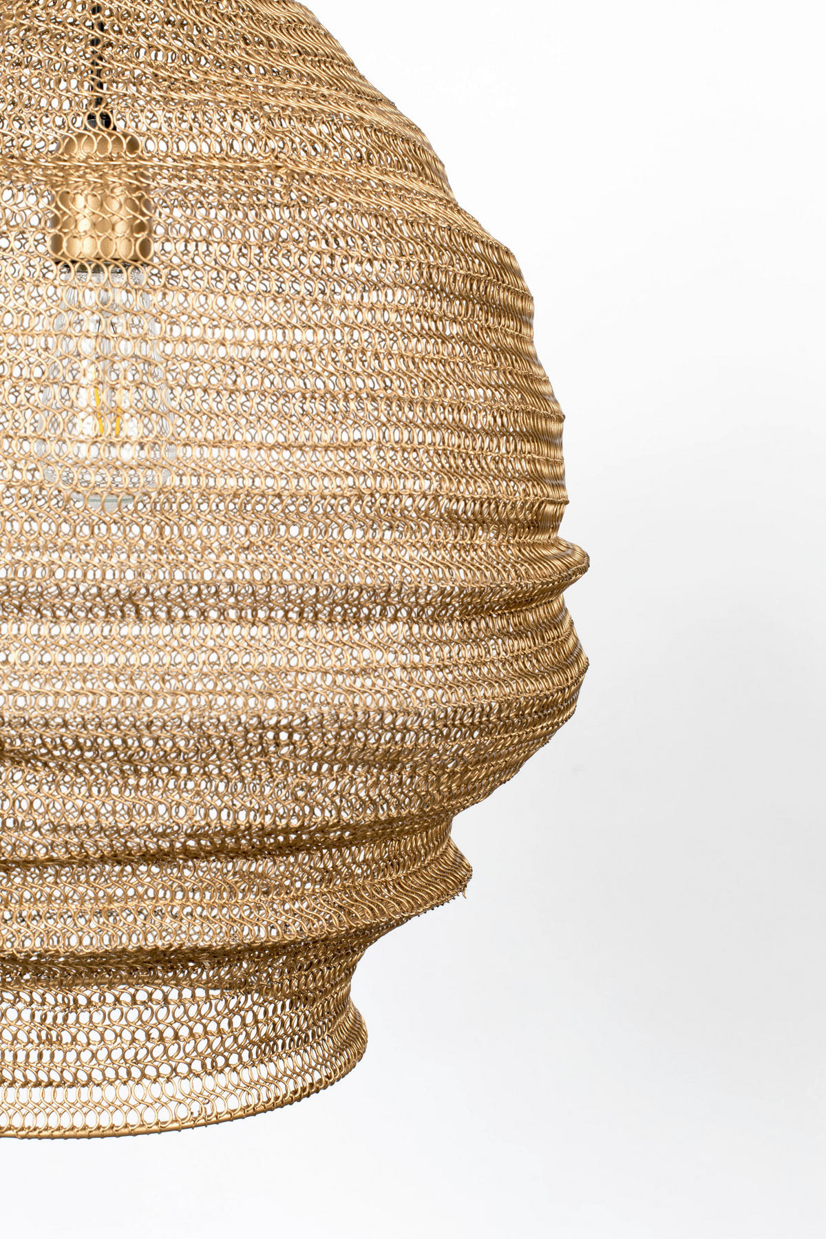 HÄNGELEUCHTE PENDANT LAMP LENA M BRASS - Messingfarben, Design, Metall (37/155cm) - Zuiver