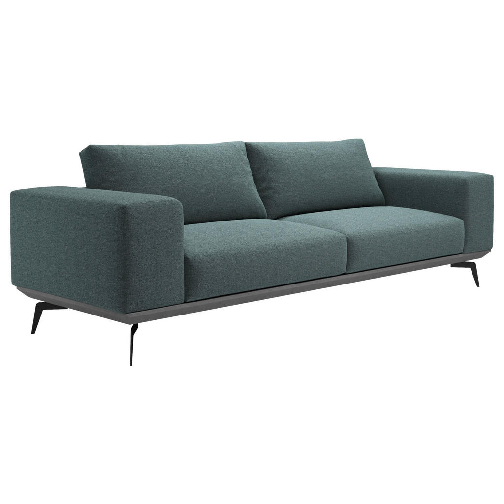 Thumbnail - Mid.you 2-Sitzer-Sofa, Anthrazit, Holz, Textil, 3-Sitzer, Füllung: Polyester, Silikon, 260x87x95 cm, Made in EU, Wohnzim...