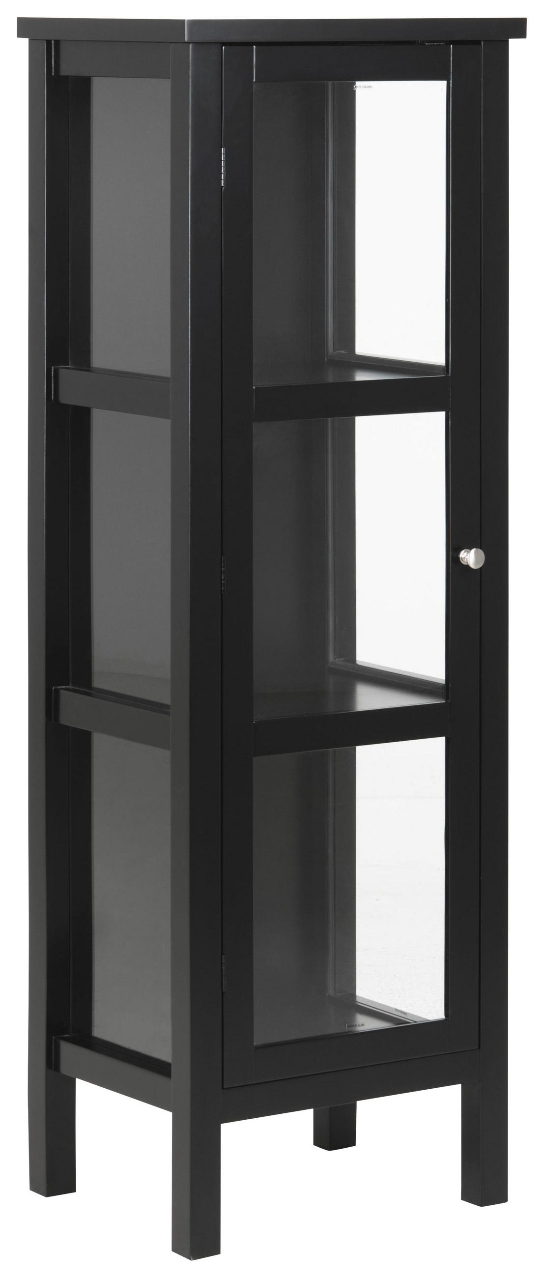 Vitrine in Schwarz