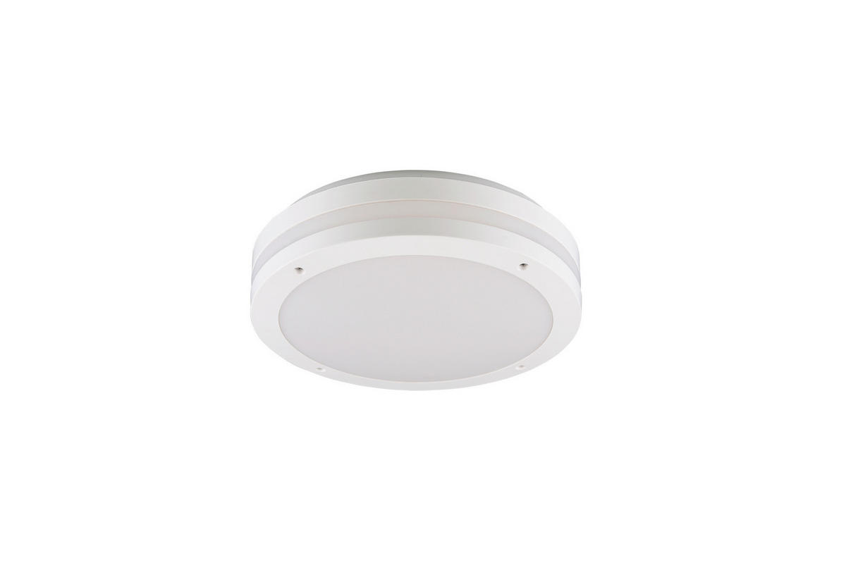 TAKLAMPA UTOMHUS PIAVE 30/9 cm  - vit, Basics, plast (30/9cm) - Trio Leuchten