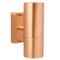 AUßENWANDLEUCHTE 6/17 cm   - Goldbraun/Schwarz, LIFESTYLE, Metall (6/17cm) - Nordlux