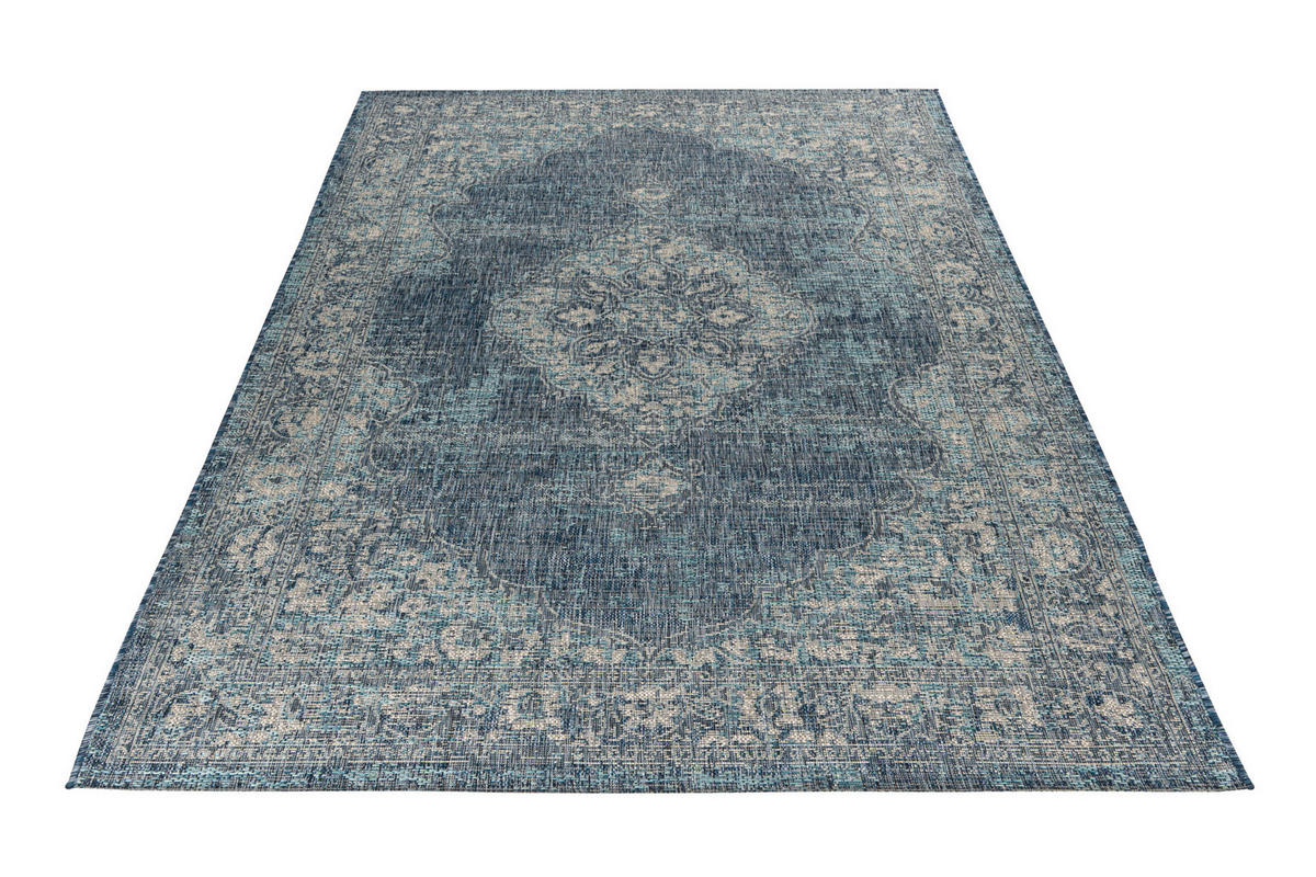 OUTDOORTEPPICH 80/150 cm My Nordic  - Blau/Grau, Design, Textil (80/150cm) - Novel