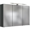 SPIEGELSCHRANK 100/66/20 cm  - Chromfarben/Grau, Design, Glas/Holzwerkstoff (100/66/20cm) - Held