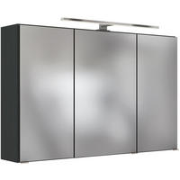 SPIEGELSCHRANK 100/66/20 cm  - Chromfarben/Grau, Design, Glas/Holzwerkstoff (100/66/20cm) - Held