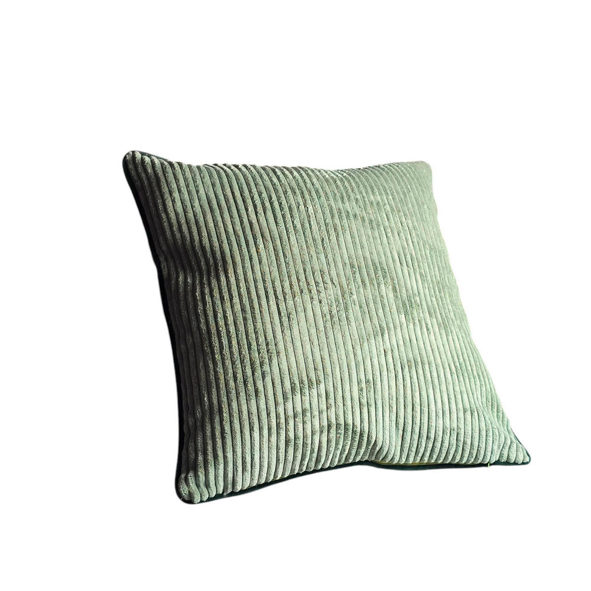 KISSENHÜLLE 50/50 cm  - Salbeigrün, Basics, Textil (50/50cm) - Novel