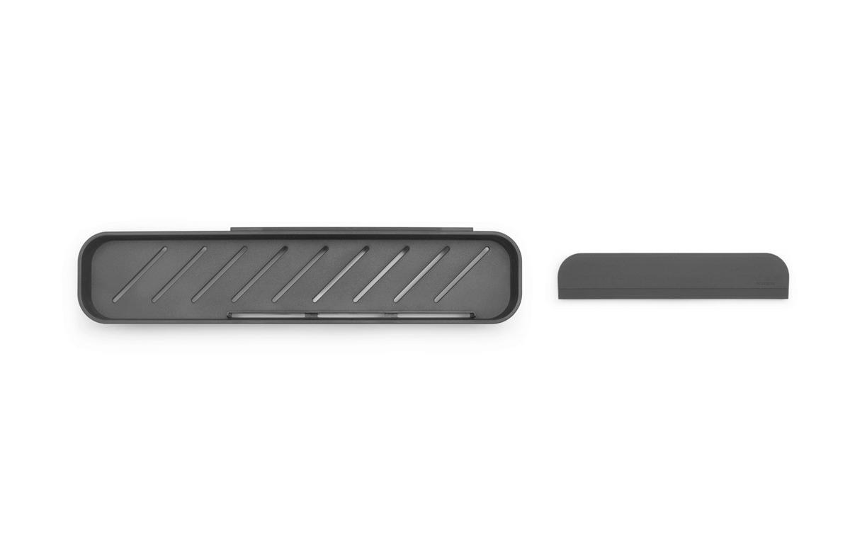 POLICA ZA TUŠ  metal, plastika  MINDSET  - siva, Basics, metal/plastika (42.1/7.3/9cm) - Brabantia