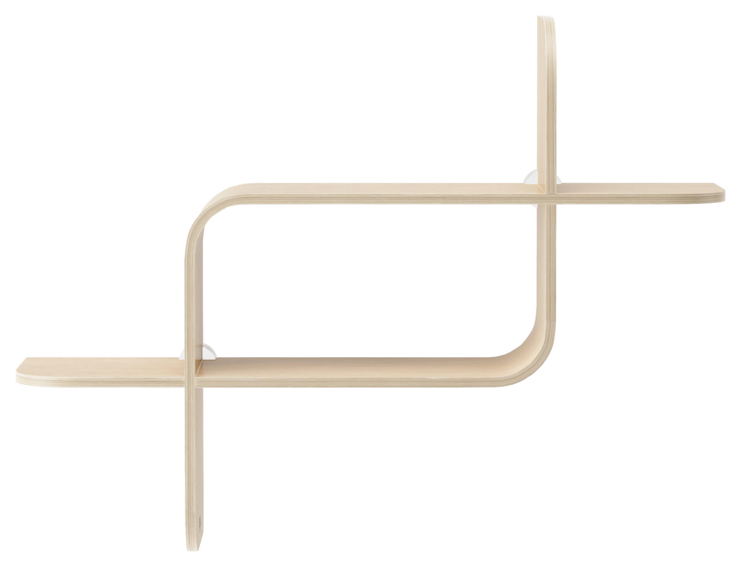 WANDREGAL  - Naturfarben, Design, Holz (15,2/46,9/52,2cm) - Umbra