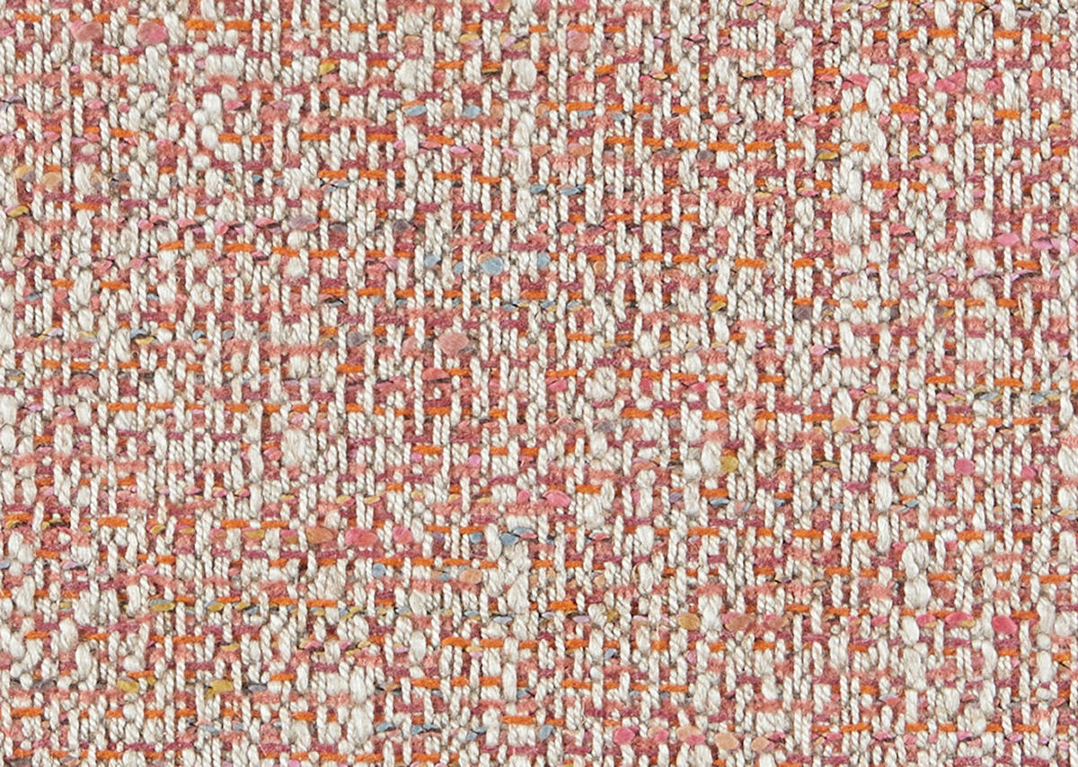 ARMLEHNSTUHL  Lederauswahl, Stoffauswahl Webstoff  - Anthrazit/Rot, Natur, Textil/Metall (72/90/65cm) - Venjakob