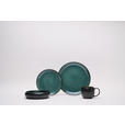 KOMBISERVICE Faro Grün 16-teilig  - Grün, Design, Keramik - Novel