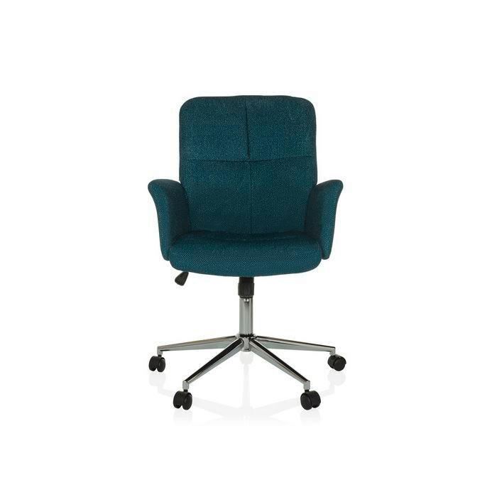 OTOČNÁ ŽIDLE, plochá tkanina, petrolej - petrolej/barvy stříbra, Moderní, kov/textil (63cm) - MID.YOU