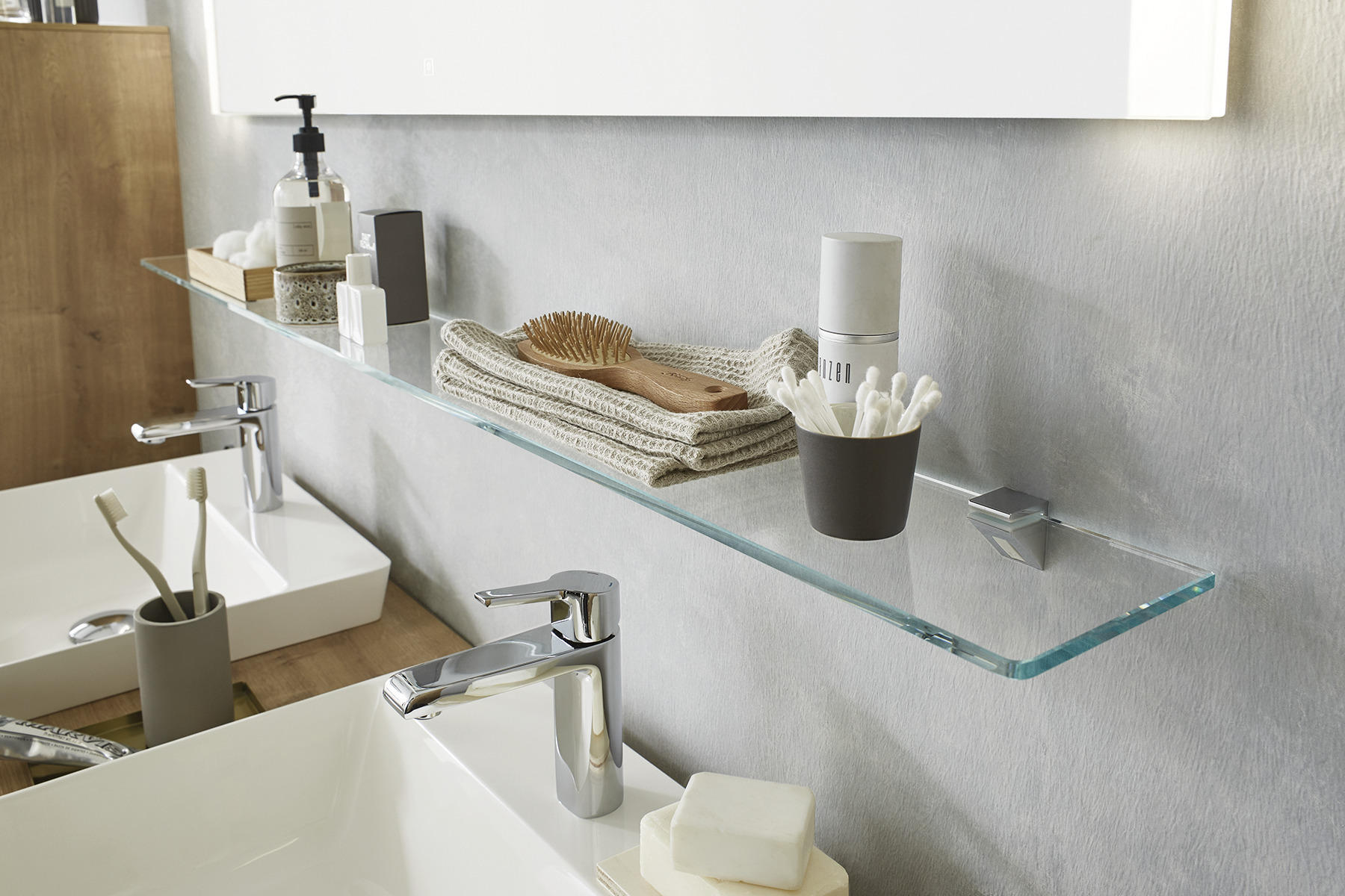 ABLAGE - Transparent, MODERN, Glas (70cm) - Puris