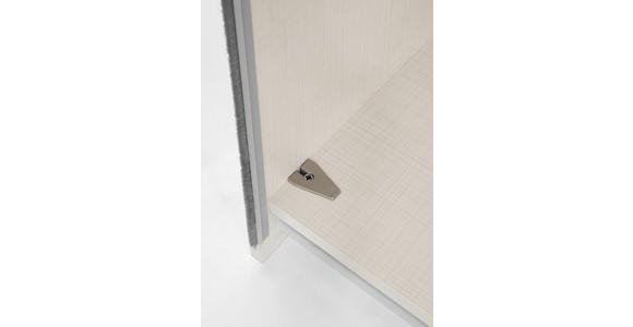 SCHWEBETÜRENSCHRANK 249/222/68 cm 3-türig Anthrazit  - Anthrazit/Hellgrau, Design, Glas/Holzwerkstoff (249/222/68cm) - Moderano