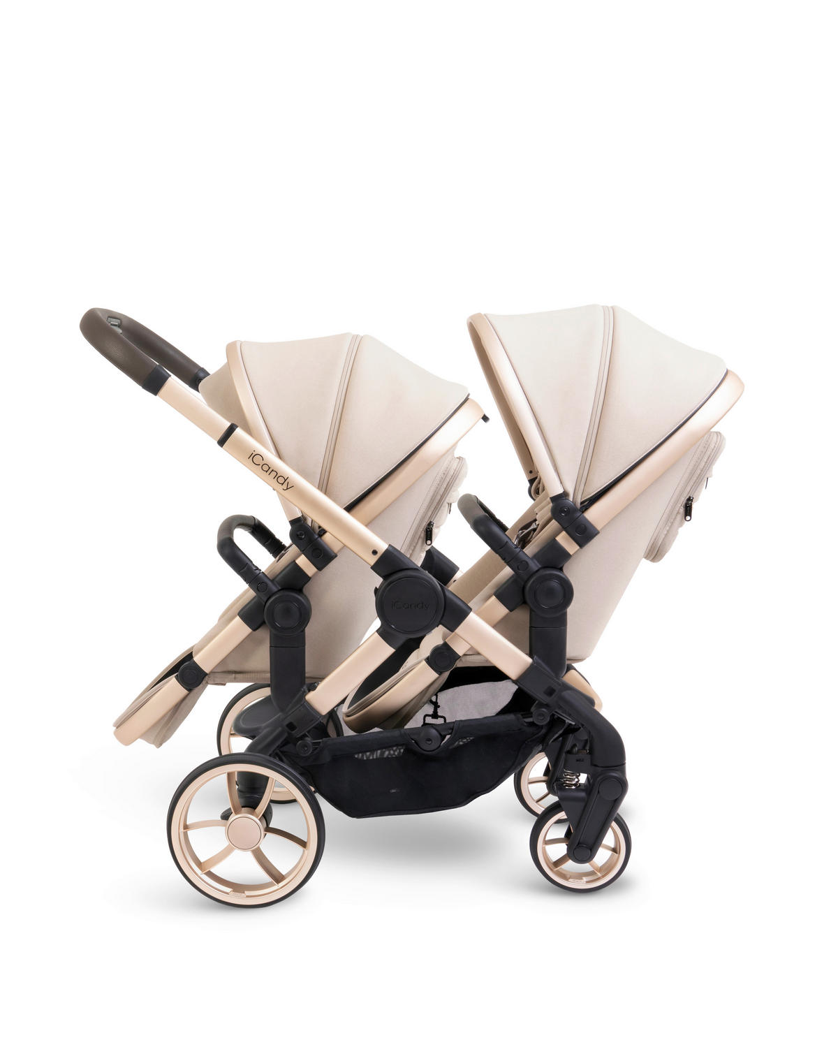 DJEČJA KOLICA  PEACH 7  - bež/zlatne boje, Basics, tekstil/plastika (75/55/39cm) - ICANDY