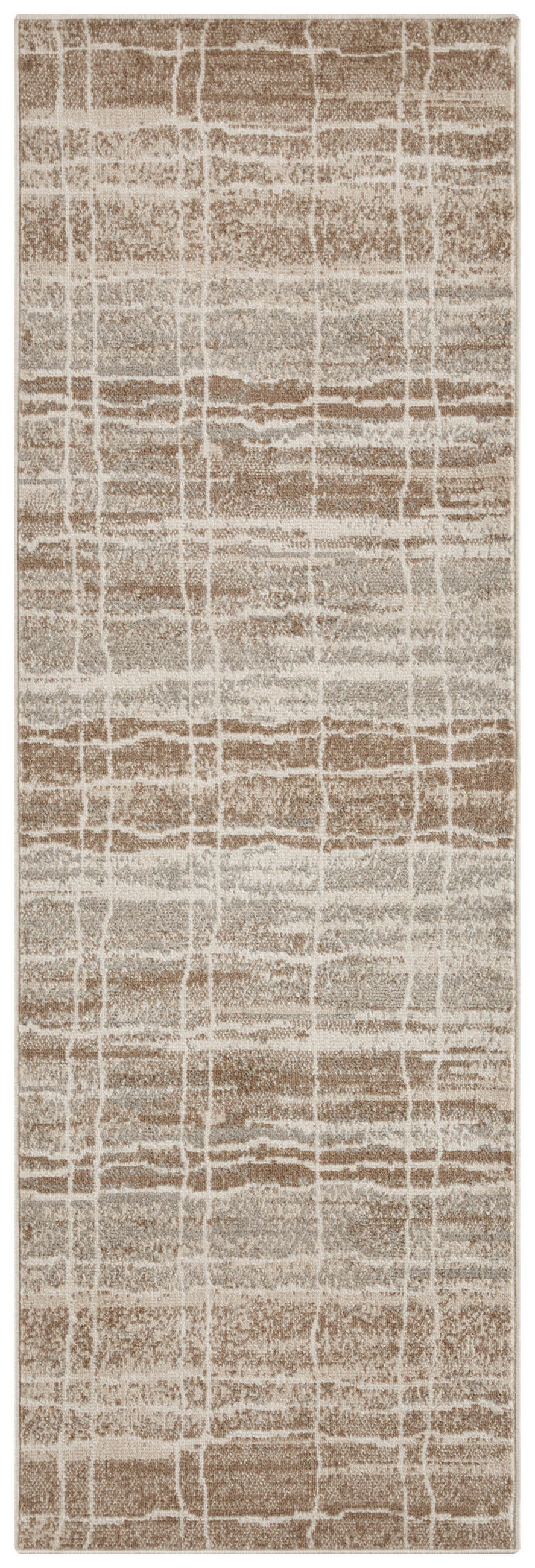 LÄUFER 80/200 cm Terrain  - Creme, Basics, Kunststoff/Textil (80/200cm)