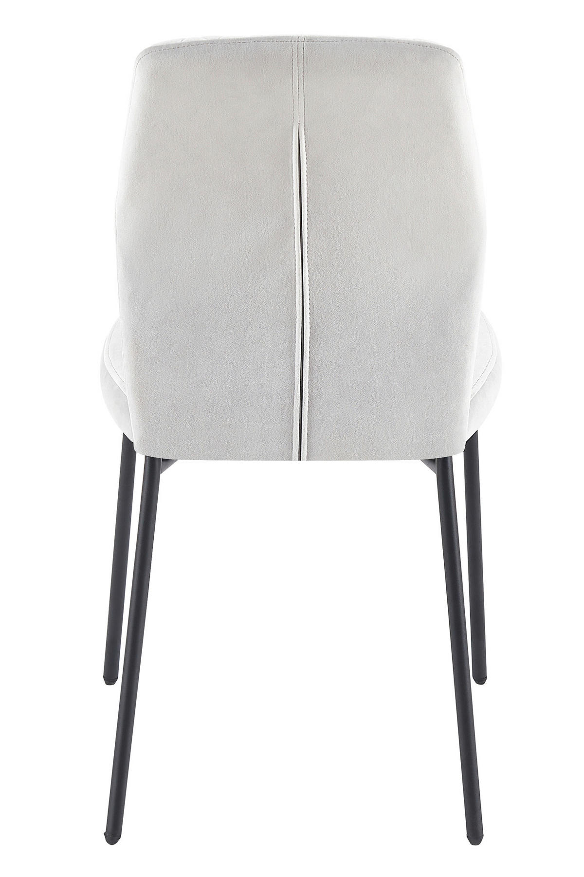 SADA STOLIČIEK 2 kus - čierna/svetlosivá, Modern, kov/textil (46,5/92/56,5cm) - Livetastic
