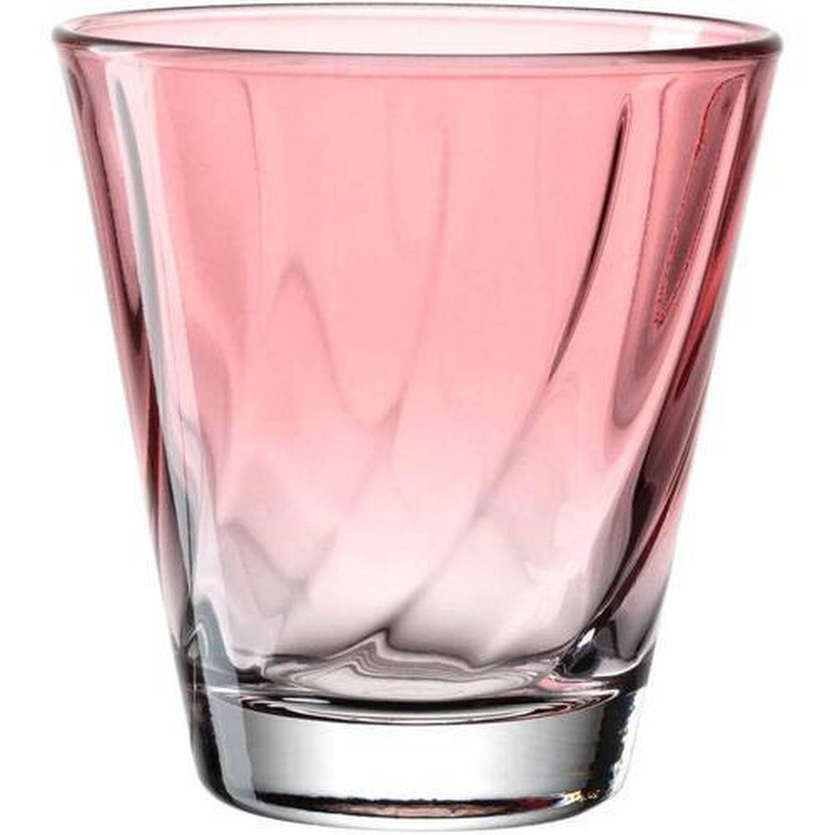 WHISKY-GLÄSERSET 215,00 ml 4-teilig  - Rot, Design, Glas (8,50/9,00/8,50cm) - Leonardo