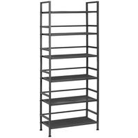 REGÁL NA TOPÁNKY, sivá, 59/144/30 cm - sivá, Modern, kov (59/144/30cm) - PBJ