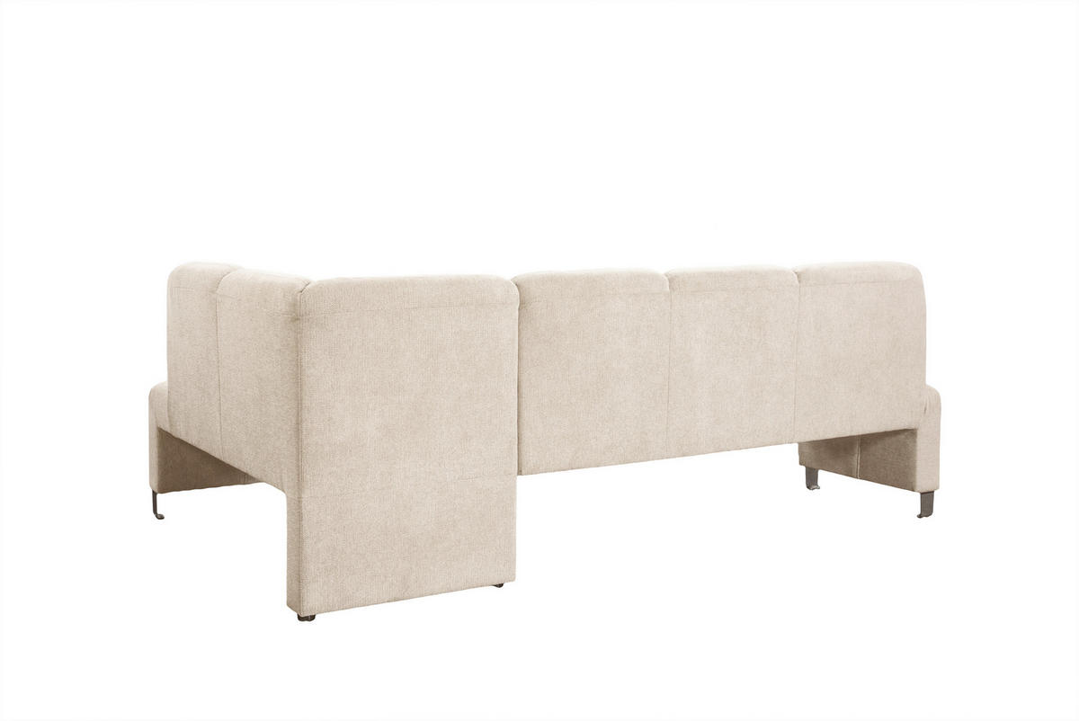KLUPA KUTNA  bež  drvo, tekstil, drvni materijal      - srebrne boje/bež, Moderno, drvni materijal/drvo (243/158cm) - Livetastic