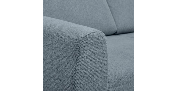 ECKSOFA Blau Flachgewebe  - Blau/Buchefarben, KONVENTIONELL, Holz/Textil (241/166cm) - Carryhome