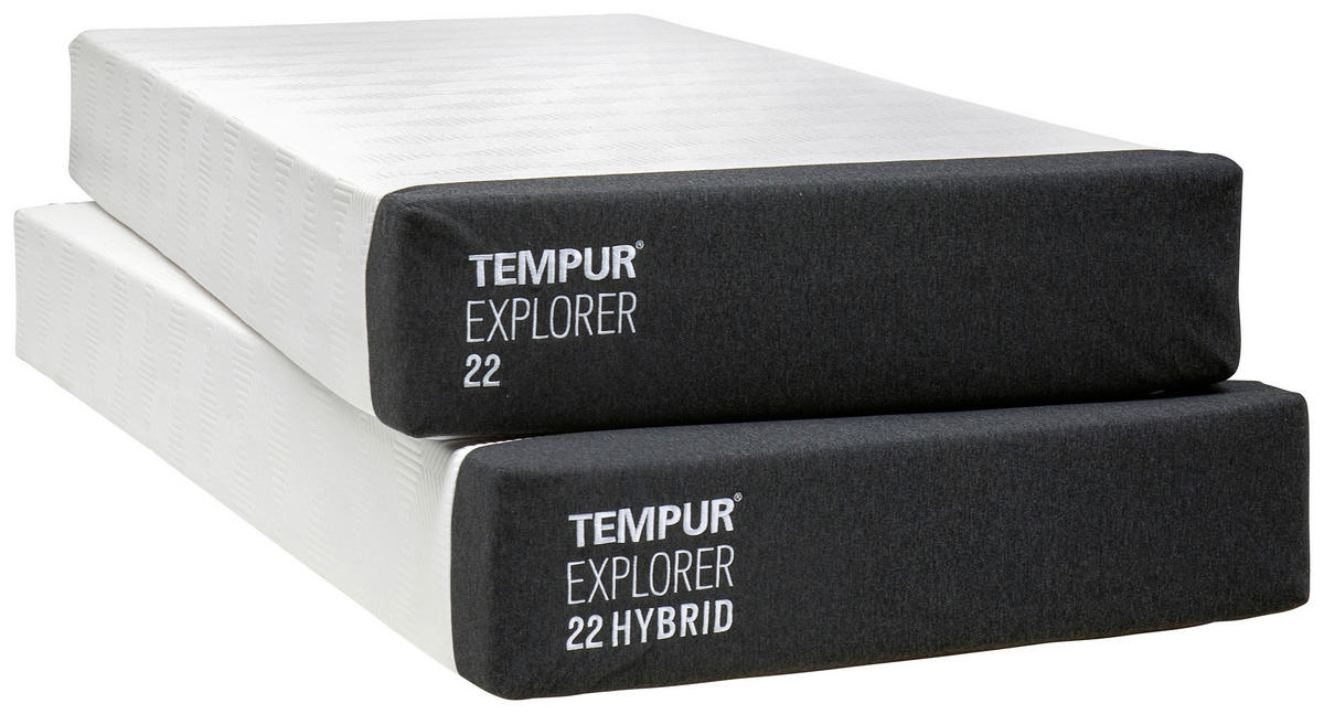 BOXSPRINGBETT 180/200 cm  Dunkelgrau  - Dunkelgrau/Schwarz, Konventionell, Textil (180/200cm) - Tempur