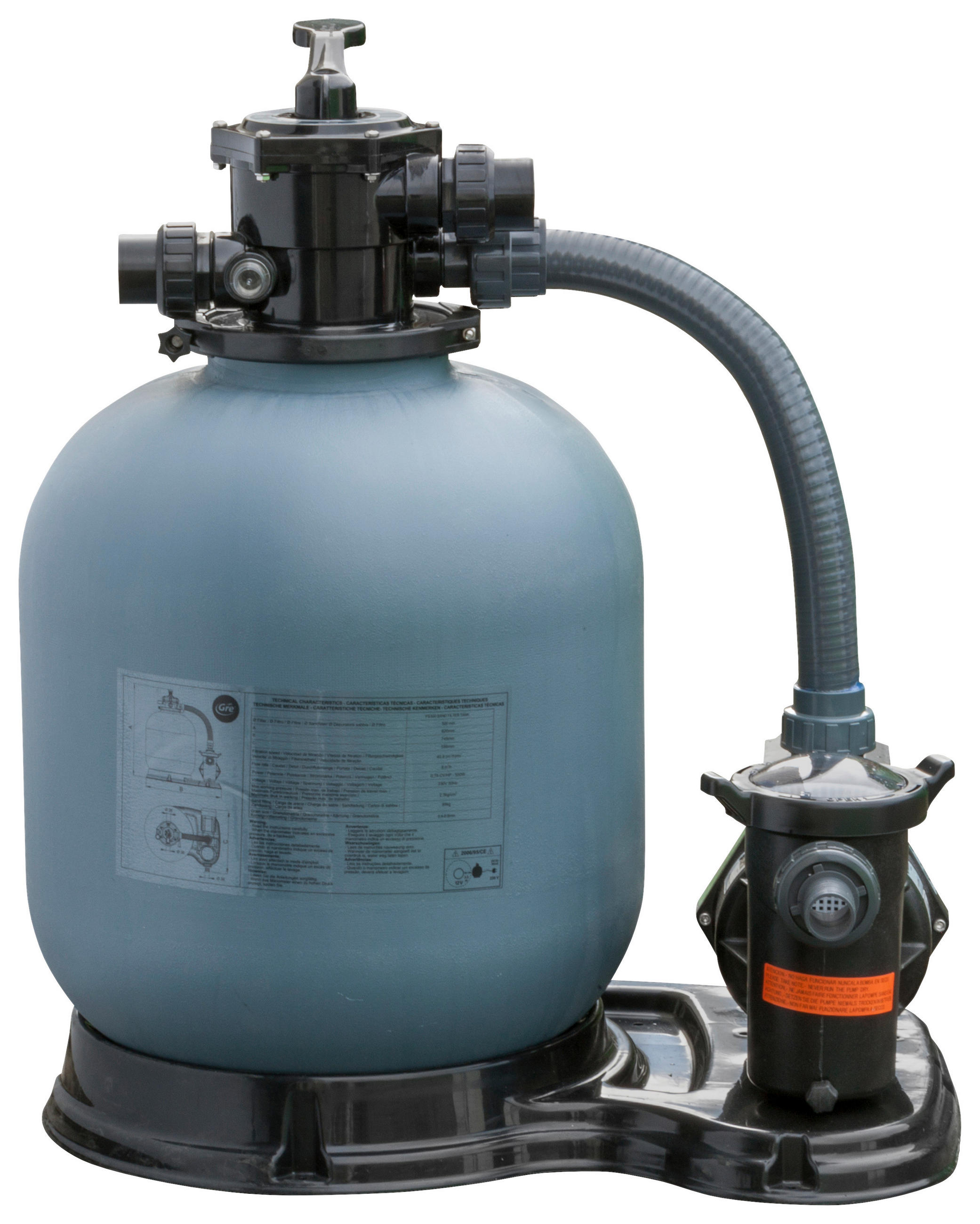 STANDFILTERPUMPE FS550 2021  - Grau, KONVENTIONELL (50cm) - Gre