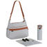 WICKELTASCHE - Hellgrau/Weiß, Design, Textil (40/16/32cm) - Lässig WICKELTASCHE - Hellgrau/Weiß, Design, Textil (40/16/32cm) - Lässig