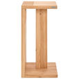 BEISTELLTISCH in Holz 31/31/63,5 cm  - Eichefarben, Natur, Holz (31/31/63,5cm) - Linea Natura