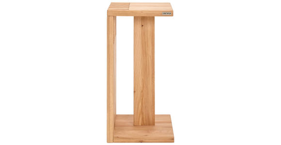 BEISTELLTISCH in Holz 31/31/63,5 cm  - Eichefarben, Natur, Holz (31/31/63,5cm) - Linea Natura