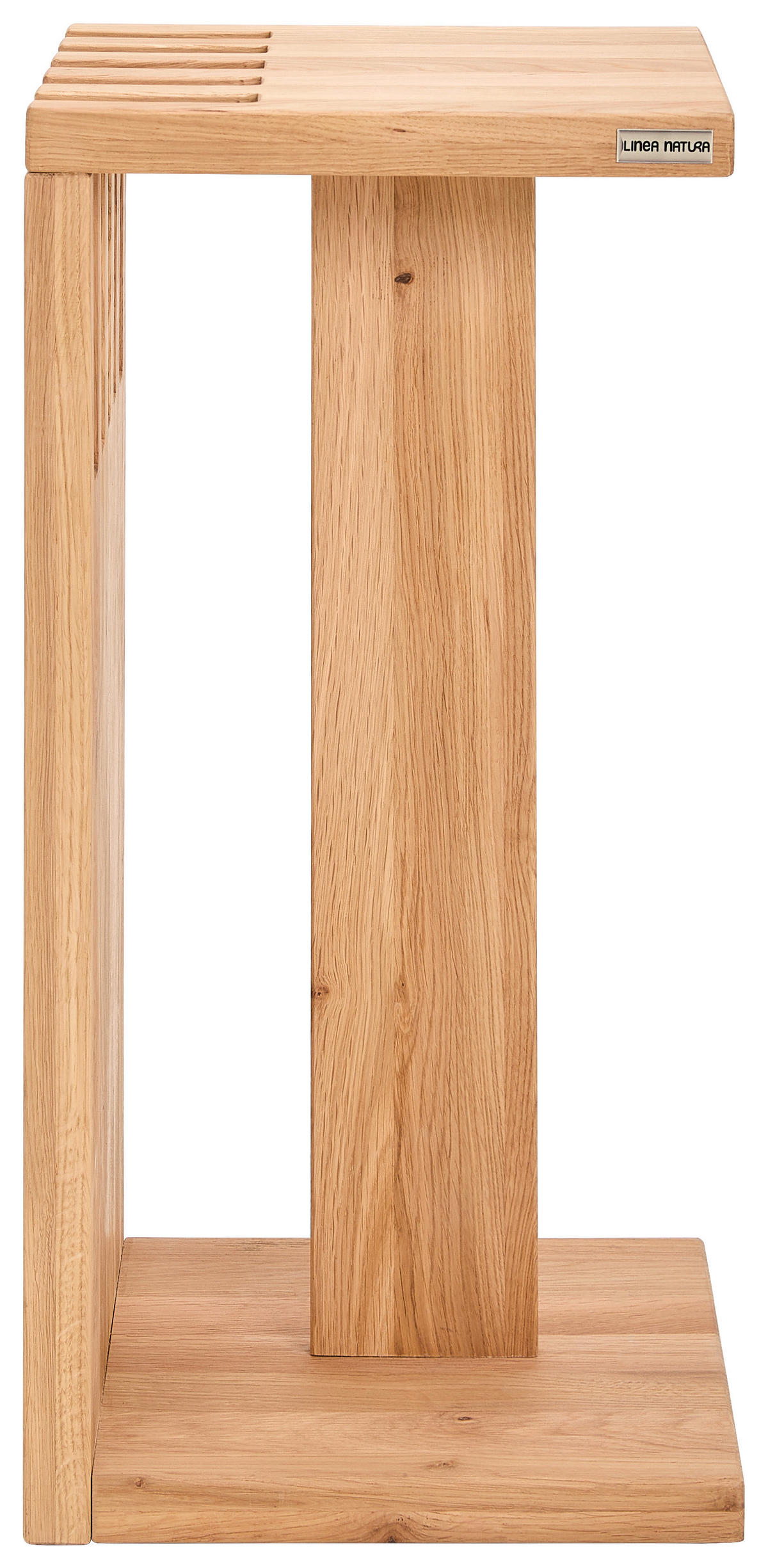 MASĂ AUXILIARĂ in lemn 31/31/63,5 cm  - culoare lemn stejar, Natur, lemn (31/31/63,5cm) - Linea Natura