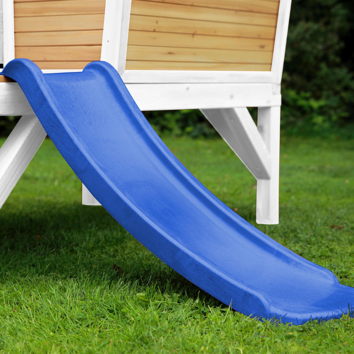 SPIELHAUS 264/203/177 cm  - Blau/Braun, KONVENTIONELL, Holz/Kunststoff (264/203/177cm) - Ambia Garden