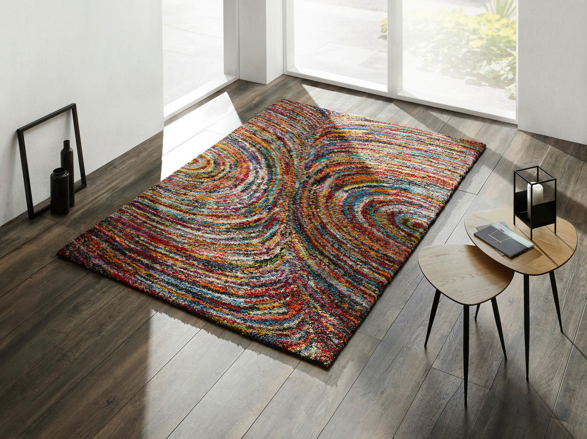 WEBTEPPICH  Wohnzimmer 120/170 cm Color Face Multicolor rechteckig  - Multicolor, Trend, Textil (120/170cm) - Novel