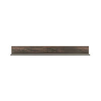 WANDBOARD Holzwerkstoff Anthrazit, Eichefarben  - Eichefarben/Anthrazit, Design, Holzwerkstoff (152/17/20cm) - MID.YOU