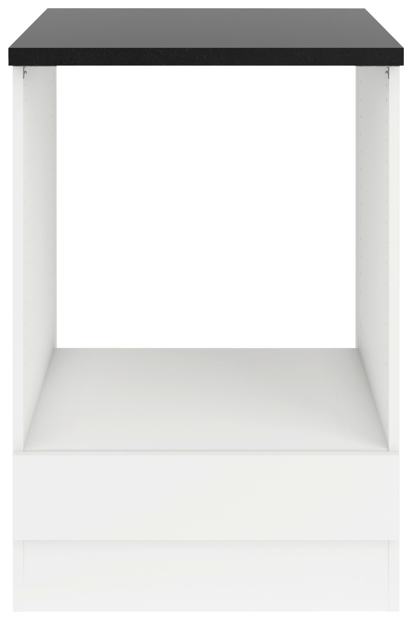 HERDUMBAUSCHRANK 60/88/60 cm  in Weiß  - Anthrazit/Weiß, Basics, Holzwerkstoff (60/88/60cm) - Optifit