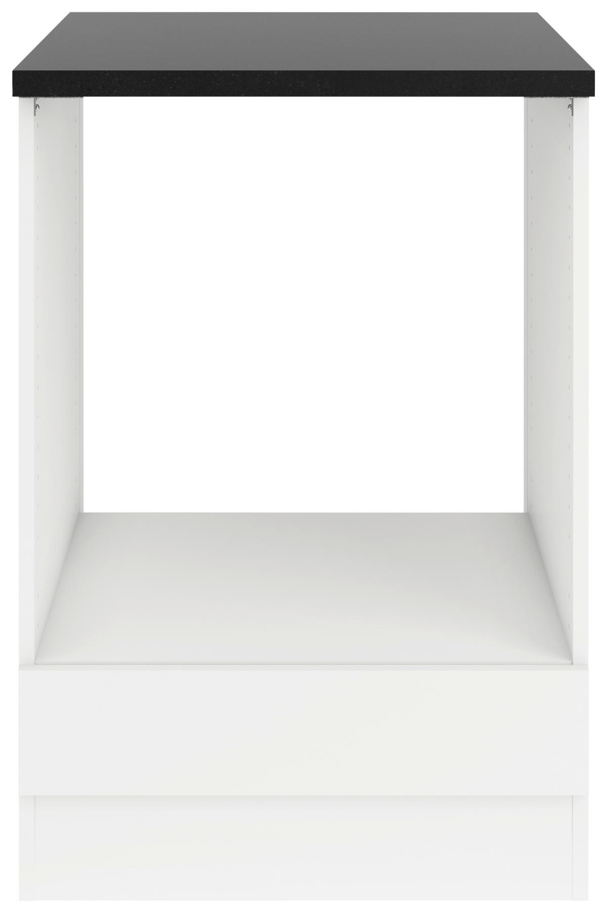 HERDUMBAUSCHRANK 60/88/60 cm  in Weiß  - Anthrazit/Weiß, Basics, Holzwerkstoff (60/88/60cm) - Optifit